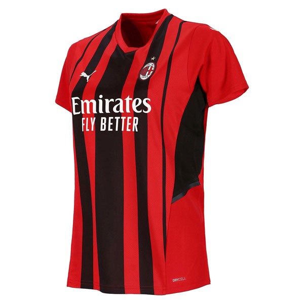 Camiseta AC Milan 1ª Mujer 2021-2022